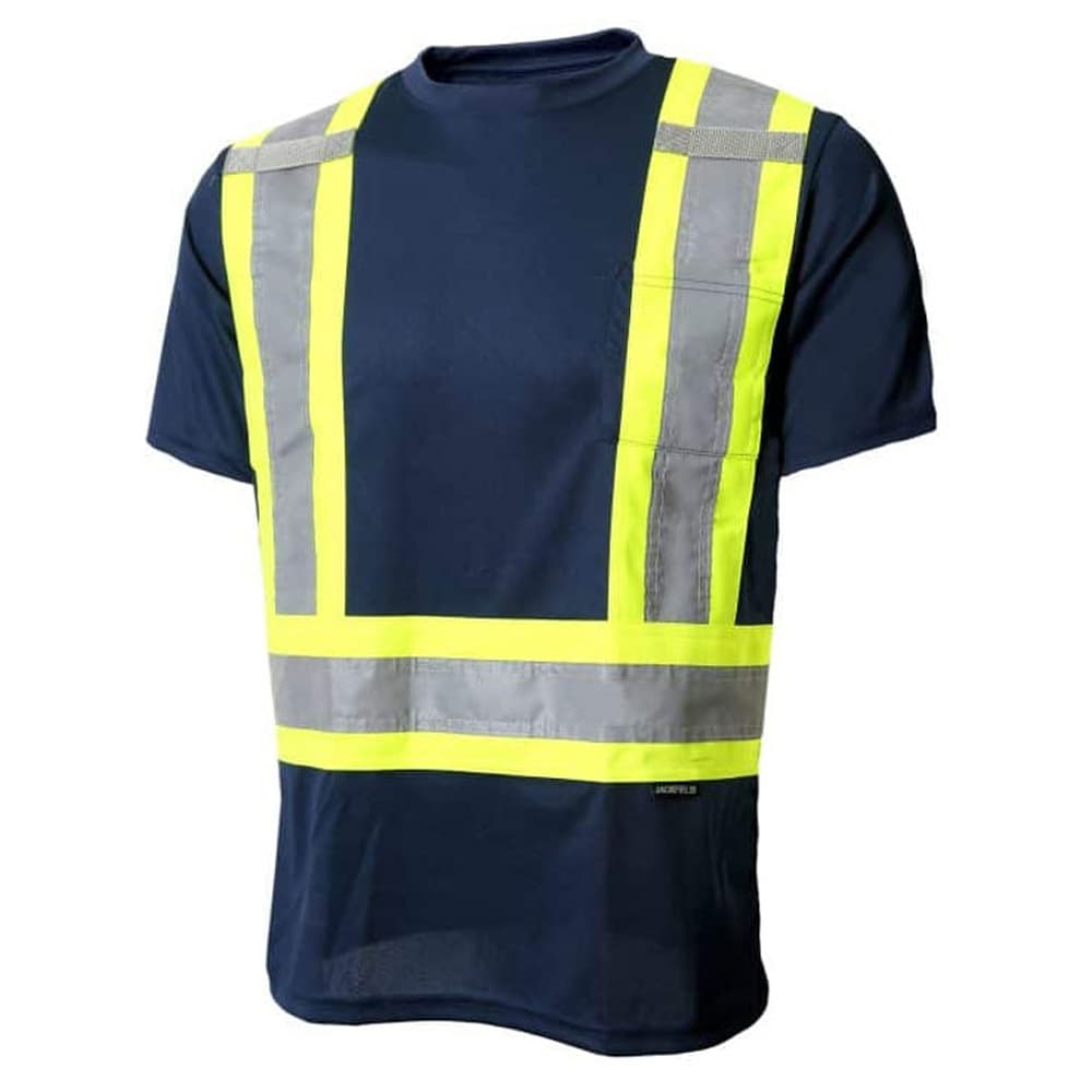 T-Shirt with Reflective Stripes - 10-662R