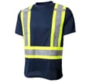 JG 10-662R - T-SHIRT À MANCHE COURTE AVEC BANDES RÉFLÉCHISSANTES