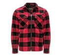 TK-1783 - Sherpa-Lined Flannel Jacket with Zipper