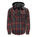 TK-1781 - Quilted Flannel Jacket with Hood