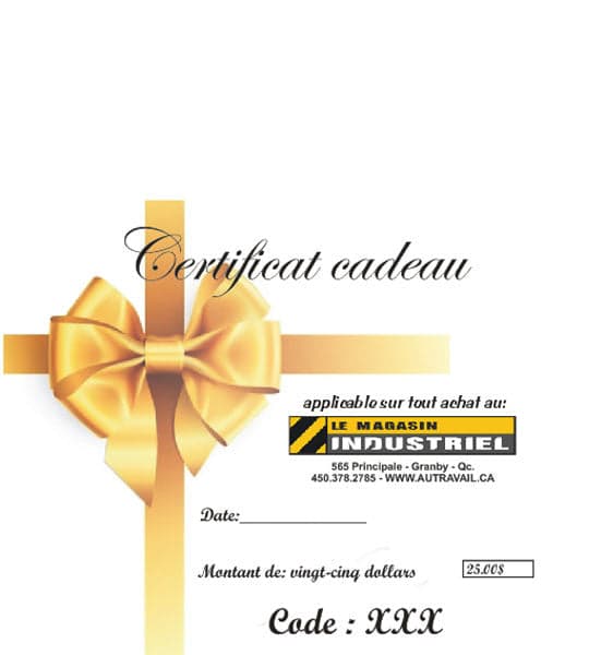 GIFT CERTIFICATE