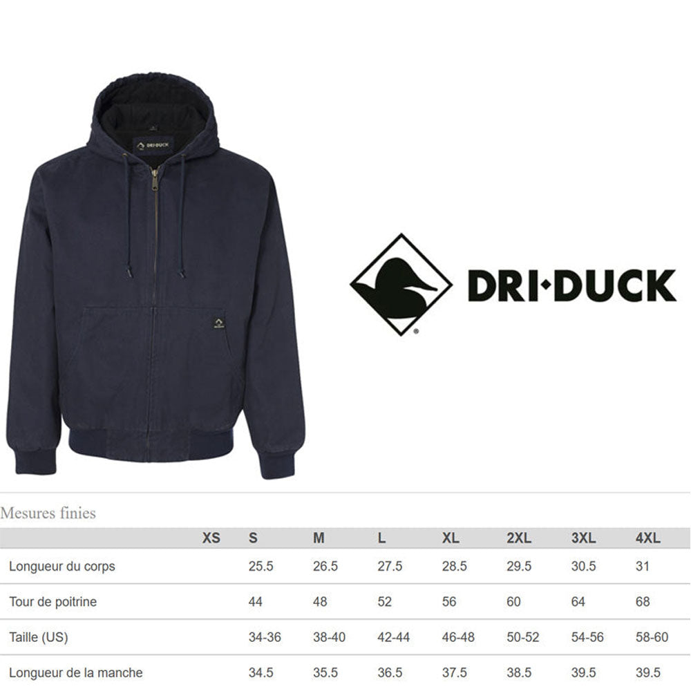 VESTE À CAPUCHON - 5020B - DRI DUCK