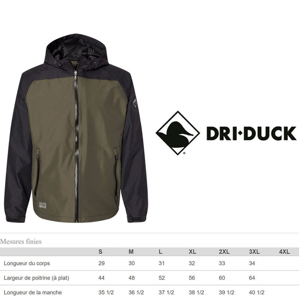 MANTEAU IMPERMÉABLE TORRENT - 5335V - DRI DUCK