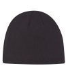 1J030M - TUQUE EN TRICOT CÔTELÉ