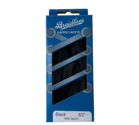 LACETS PLATS NOIRS - 464