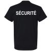 T-Shirt Sécurité Impression au coeur et au dos - S01