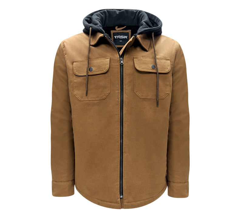 TK-E1836 - MANTEAU DE TRAVAIL AVEC DOUBLURE DE SHERPA ET CAPUCHE - Image 4