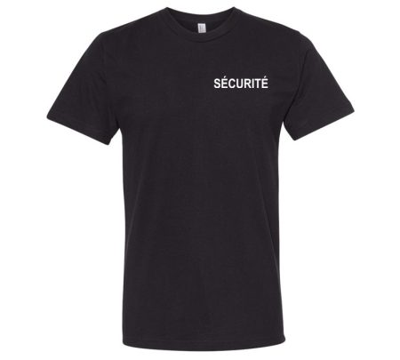 TEE SHIRTS SÉCURITÉ S01