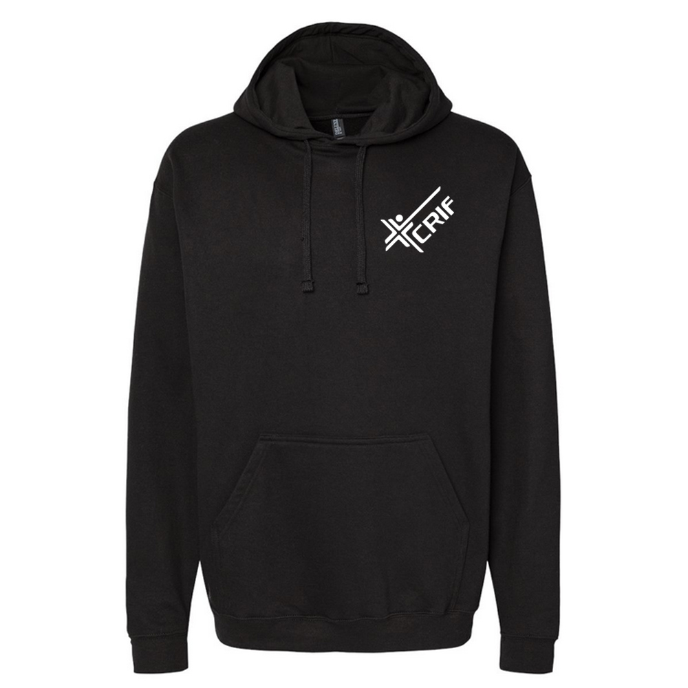 Chandail ouaté avec capuchon CRIF impression coeur